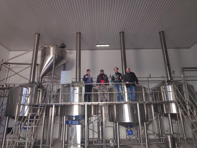 <b>Installation for 5000L Microbrewery in Russia</b>